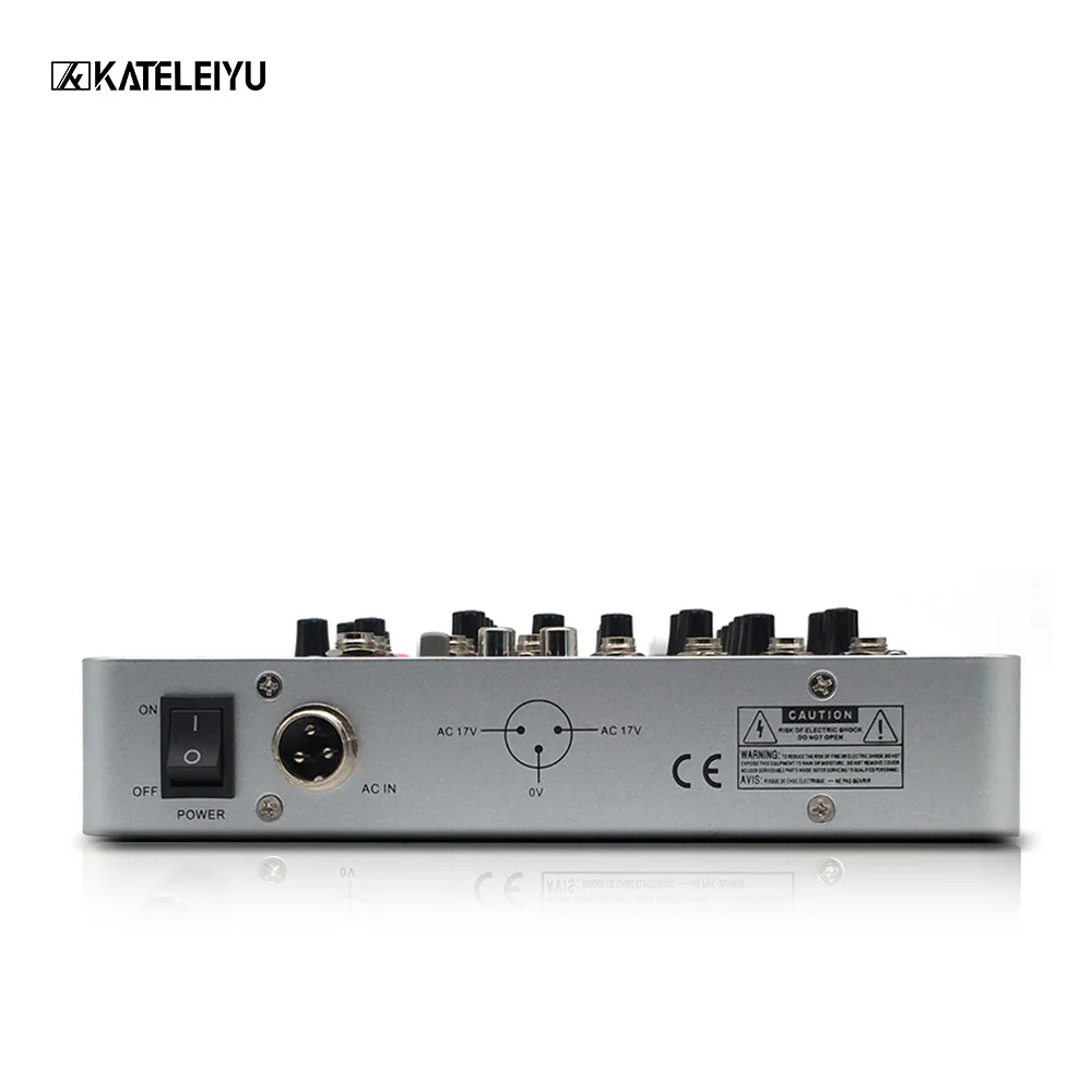 Audio Mixer with USB 4 Channel F4 Mixer Home Audio