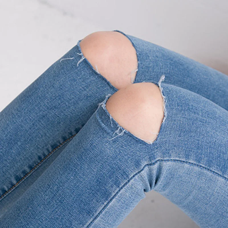 Светло-синие джинсы для беременных тонкие хлопковые дырочки для здоровья креативные брюки джинсы для беременных женщин плюс размер XXXL
