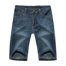 2016 Summer good quality men’s casual brand straight denim jeans man black blue color cowboy thin pant large size 29-50