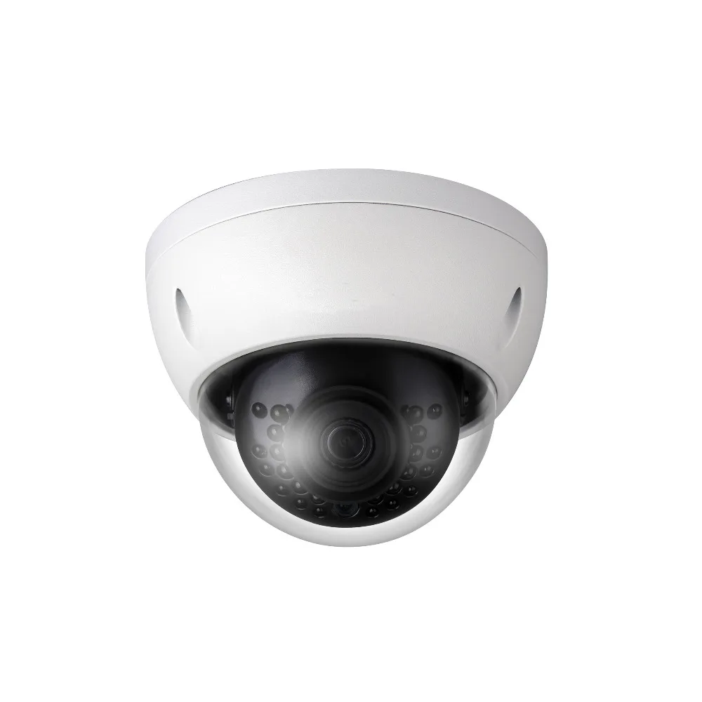 

Mini Dome IP Camera 4MP IPC-HDBW1420E H.264 dual-stream encoding DWDR IR30m security camera POE IP67 IK10