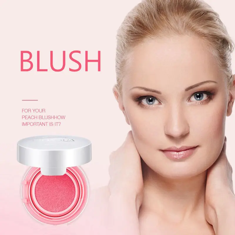 BIOAQUA Brand Air Cushion Blush Makeup Mineralize Blusher Cheek Sleek Cosmetics Soft Powder Make Up Nude Maquiagem