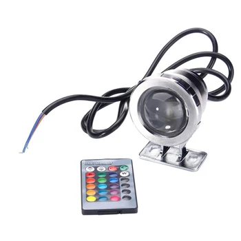 

10W Remote Controlled Submersible Light Underwater Night Lamp Vase Outdoor Garden Party Multi-color Decoration