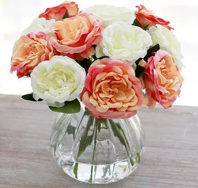 Simcer Rose Silk Artificial Flower Home Decoration And Party Wedding