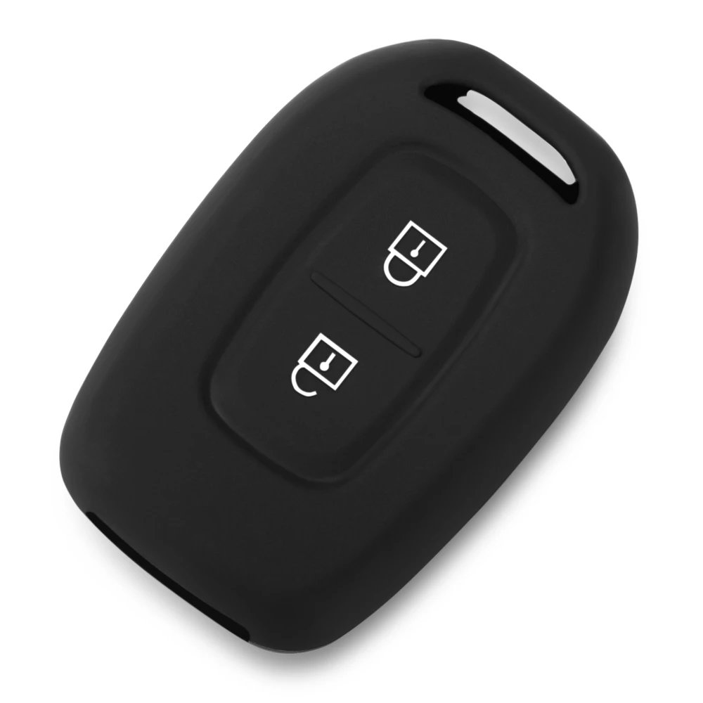 

Silicone rubber car key cover case shell set for Renault Duster dacia scenic master megane 2 button remote key cover