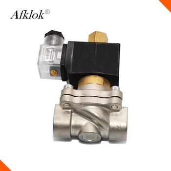 

AC110V AC120V 2 way Water oil gas 1/2 inch solenoid valve 12V normally open NPT