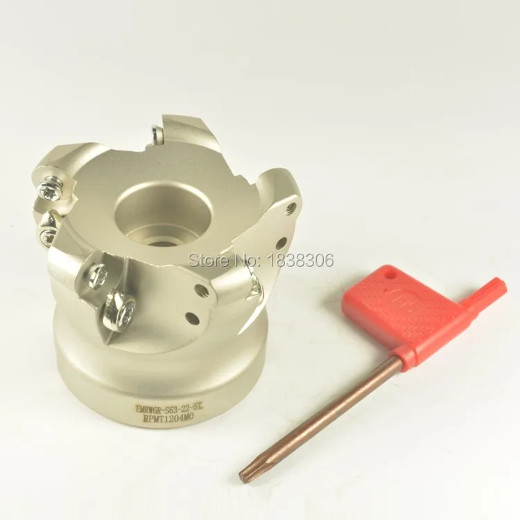 face milling cutter tools cutting tools 1pcs EMRW6R 63 22 5T Round dowel Face Mill Head,CNC