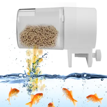 

Electronic Automatic Fish Feeder Fish Food Timer Dispenser Multiple timing Flexible quantify Aquarium Fish Tank Supplies
