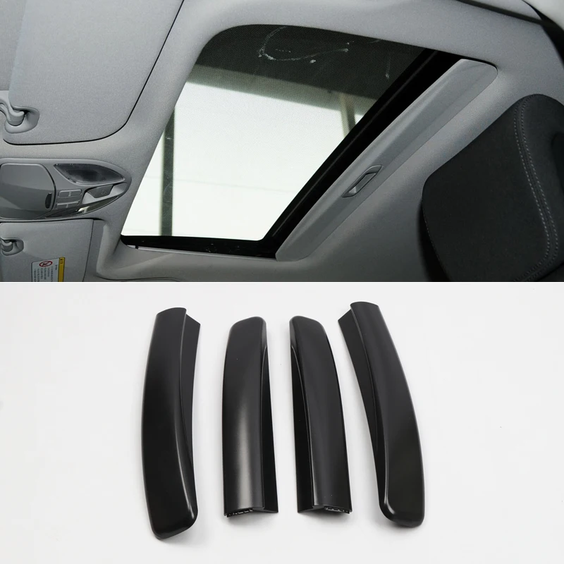 

Car Styling Black Roof Rails Rack End Cover Shell Replace 4pcs For Hyundai Santa Fe / IX45 2013-2018
