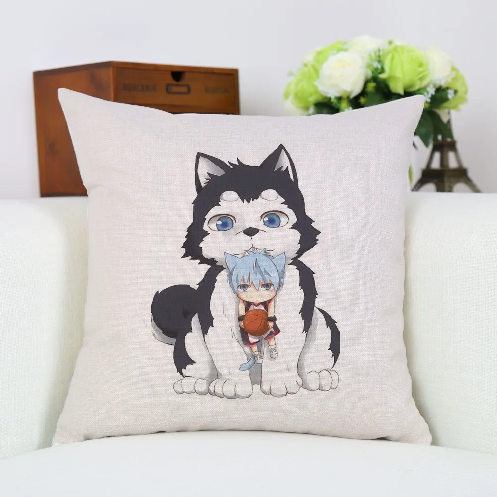 

Anime Kuroko No Basketball Seirin Kuroko no Basuke Cartoon Character Printed Cushion Cover Home Sofa Decorative Pillow Case