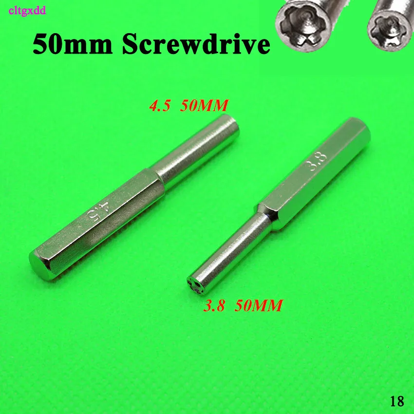 50mm-4.5 3.8 Cltgxdd 50 мм 100 см 3,8/4,5 ММ отвертка бит для NES SNES N64 ПФС Game Boy nintendo безопасности инструмент для ремонта - Цвет: 50mm-4.5 3.8
