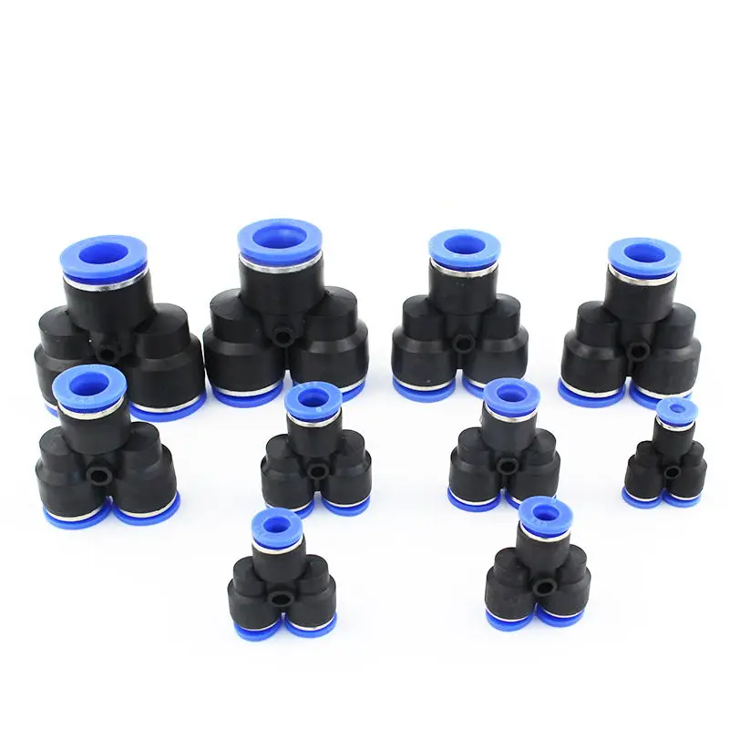 PW Series Plastic Pneumatic Reducer Air Straight Fittings Push In