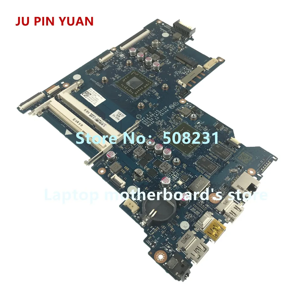JU PIN юаней 854967-601 854967-501 LA-D711P для hp ноутбук 15-BA 15-Ай 15-BA021CY 255 G5 Материнская плата ноутбука 100% полностью протестированы