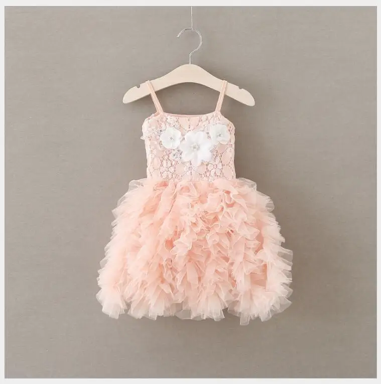 

toddler flower ceremony dress Girl birthday party princess dress Baby girl tulle dress Elegant costume for a girl 5 pcs/lot