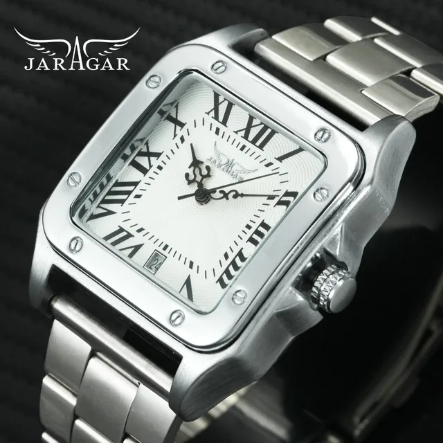 WINNER Men's Watches Top Brand Luxury Rectangle Automatic Mechanical Wrist Watch WINNER Men's Watches Top Brand Luxury Rectangle Automatic Mechanical Wrist Watch