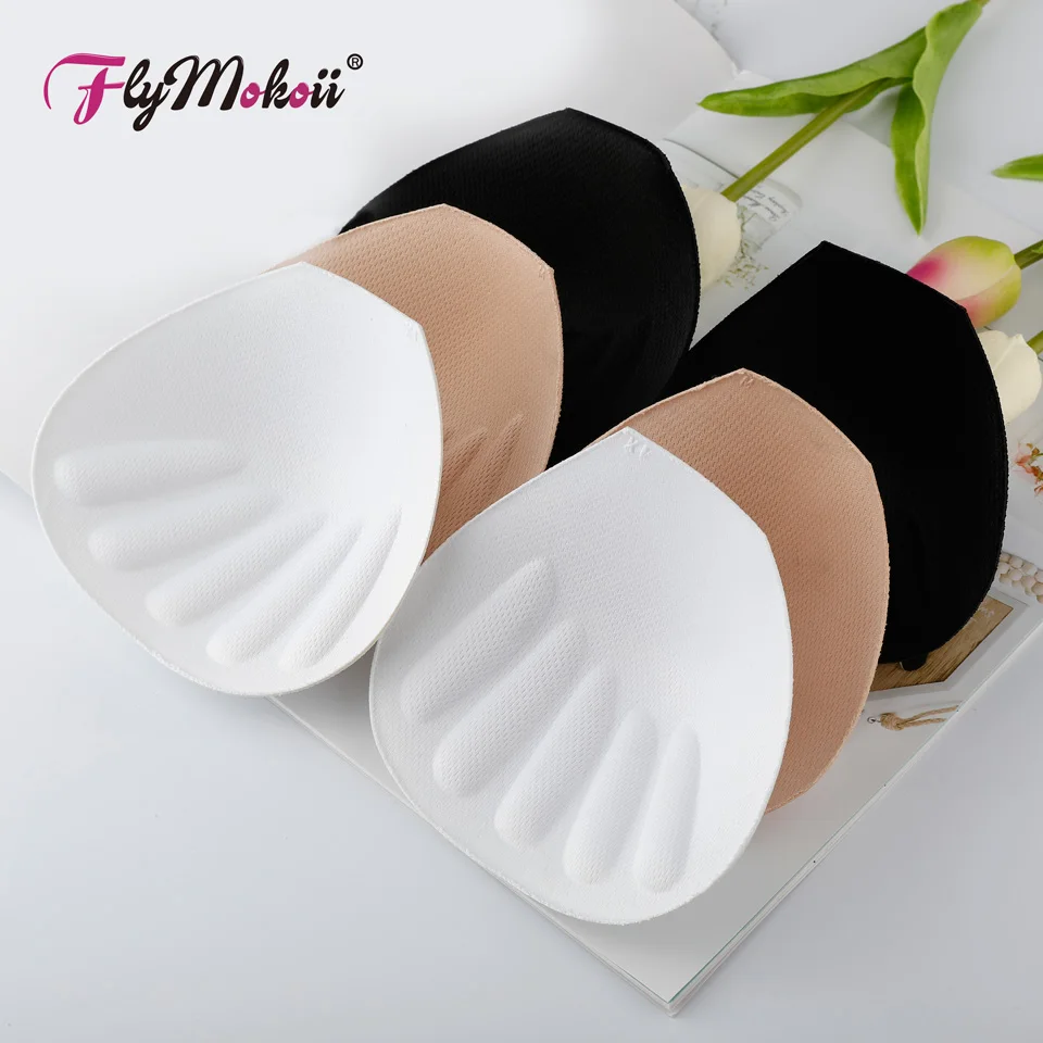 

1 pair/Lot Women Intimates Accessories Thick Sponge Swimsuit Bra Pads Invisible Breast Chest Biniki Foam Enhancers Insert