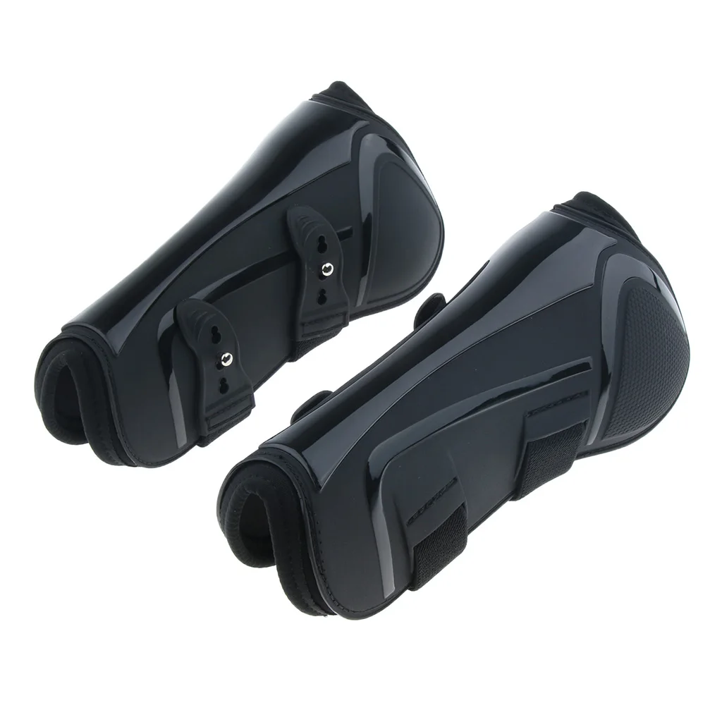 1 Pair Horse Leg Boots Equestrian Front Hind Tendon Protection
