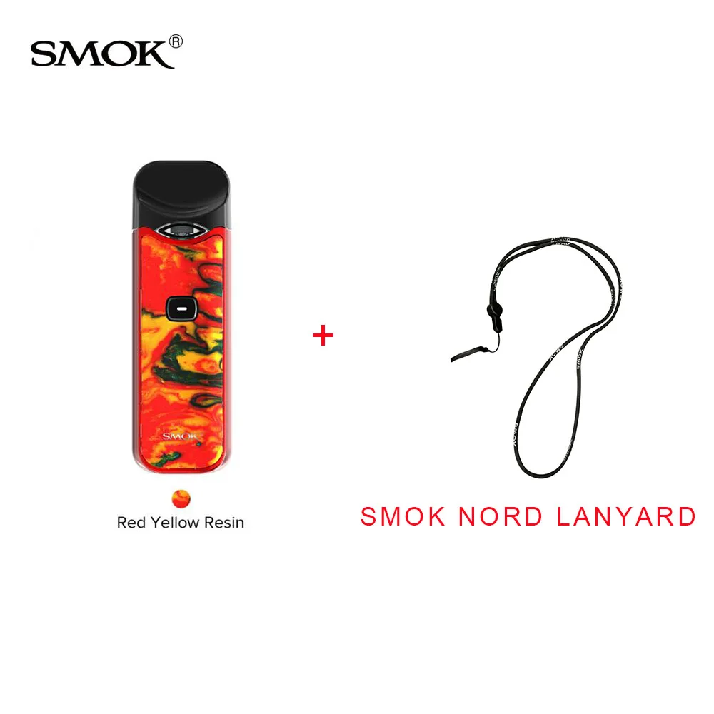 SMOK Nord НАБОР Смола 3 мл Pod Vape 1100 мАч батарея Mesh/керамическая катушка электронная