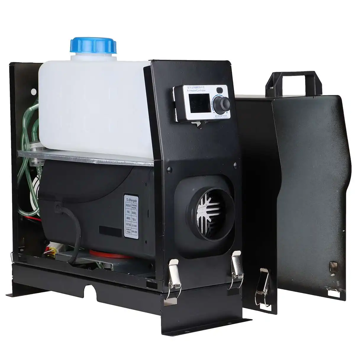 Calefator do Carro do Interruptor da Tela Diesel dos Furos da Integração Únicos com Controle Remoto para o Ônibus do Caminhão Lcd do Calefator do Estacionamento do ar 8kw 12 v 10 Automóveis e motos