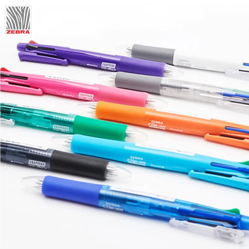 Pencil 4Body Color Select Zebra Clip-on Multi 2000 4Color Ballpoint Pen 