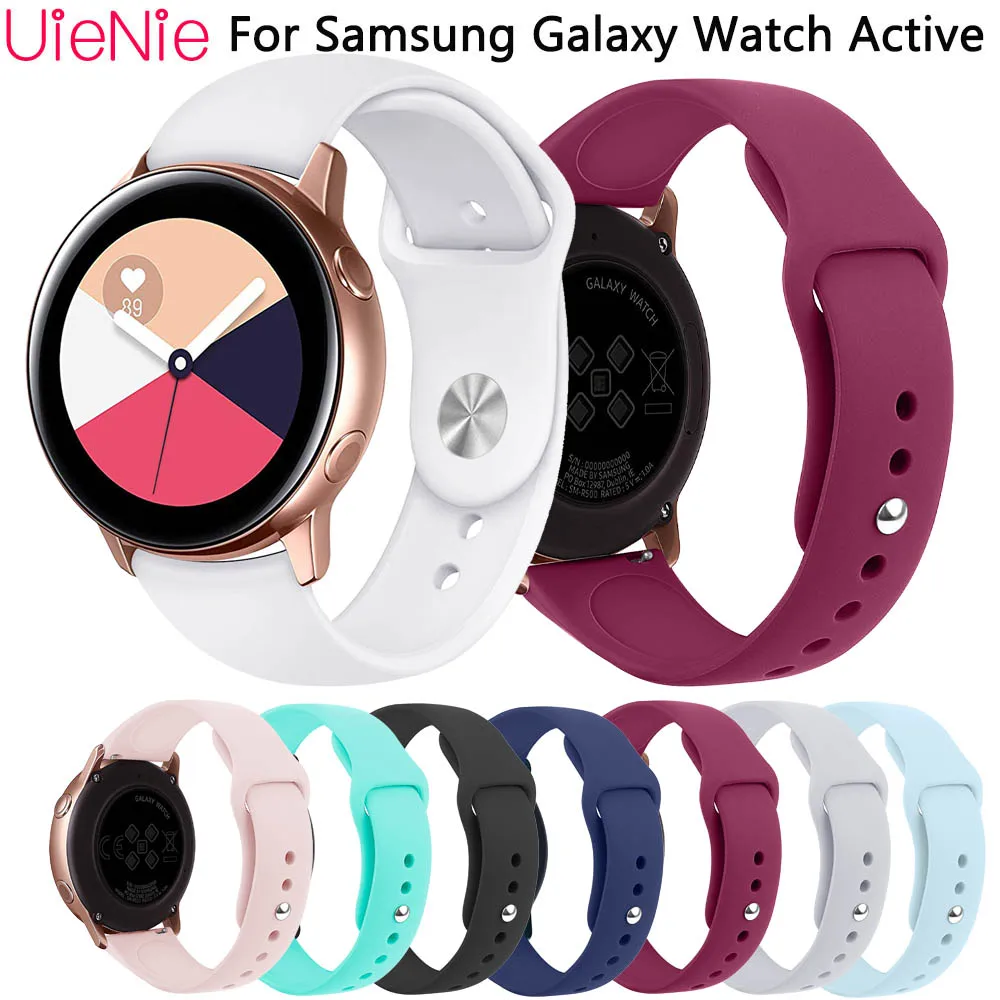 20 мм силиконовый ремешок для Samsung Galaxy Watch активный браслет Gear S2 аксессуары