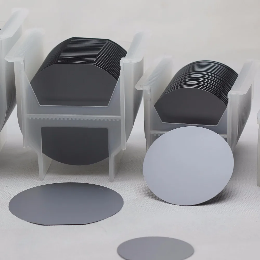 4 Single-sided Polished Monocrystalline Silicon Wafer | Resistivity 0.01-0.02 Ohm/cm | 300um Thickness image 2