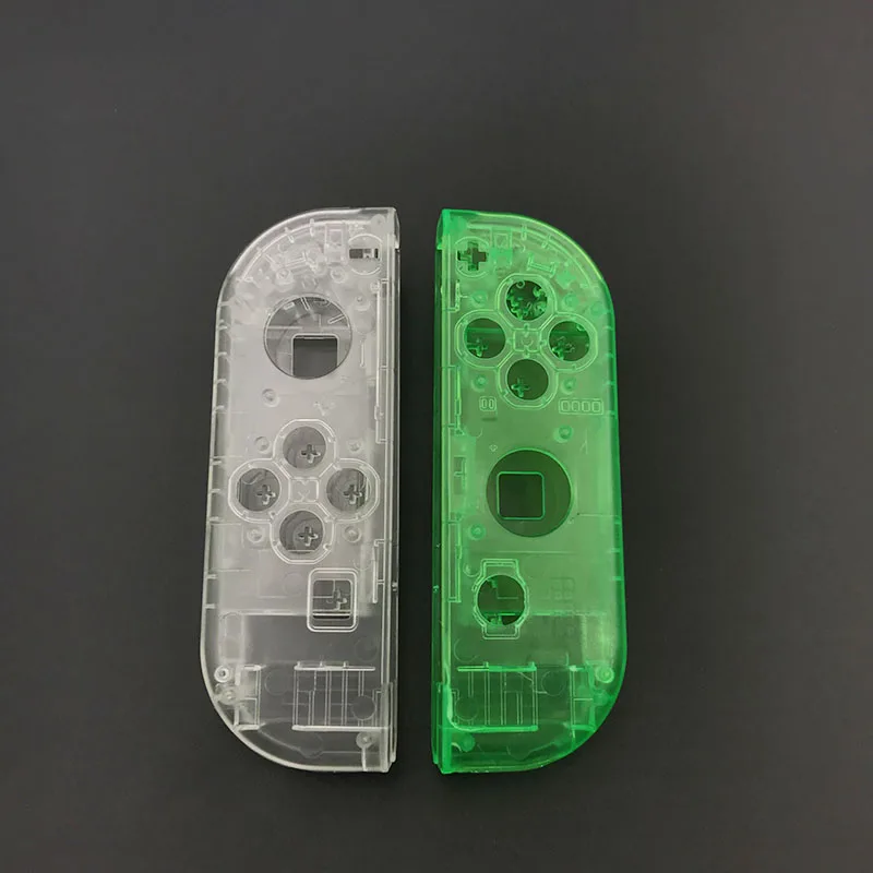 Сменный Чехол для пульта дистанционного управления kingd контроллер NS Joy-Con чехол для игровой консоли - Цвет: clear green
