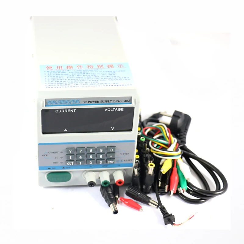 

Free tax DPS-305DM 220V NEW Professional Laptops and Smartphone Repair Programmable Digital DC Power Supply 30V5A DC Jack+Cable