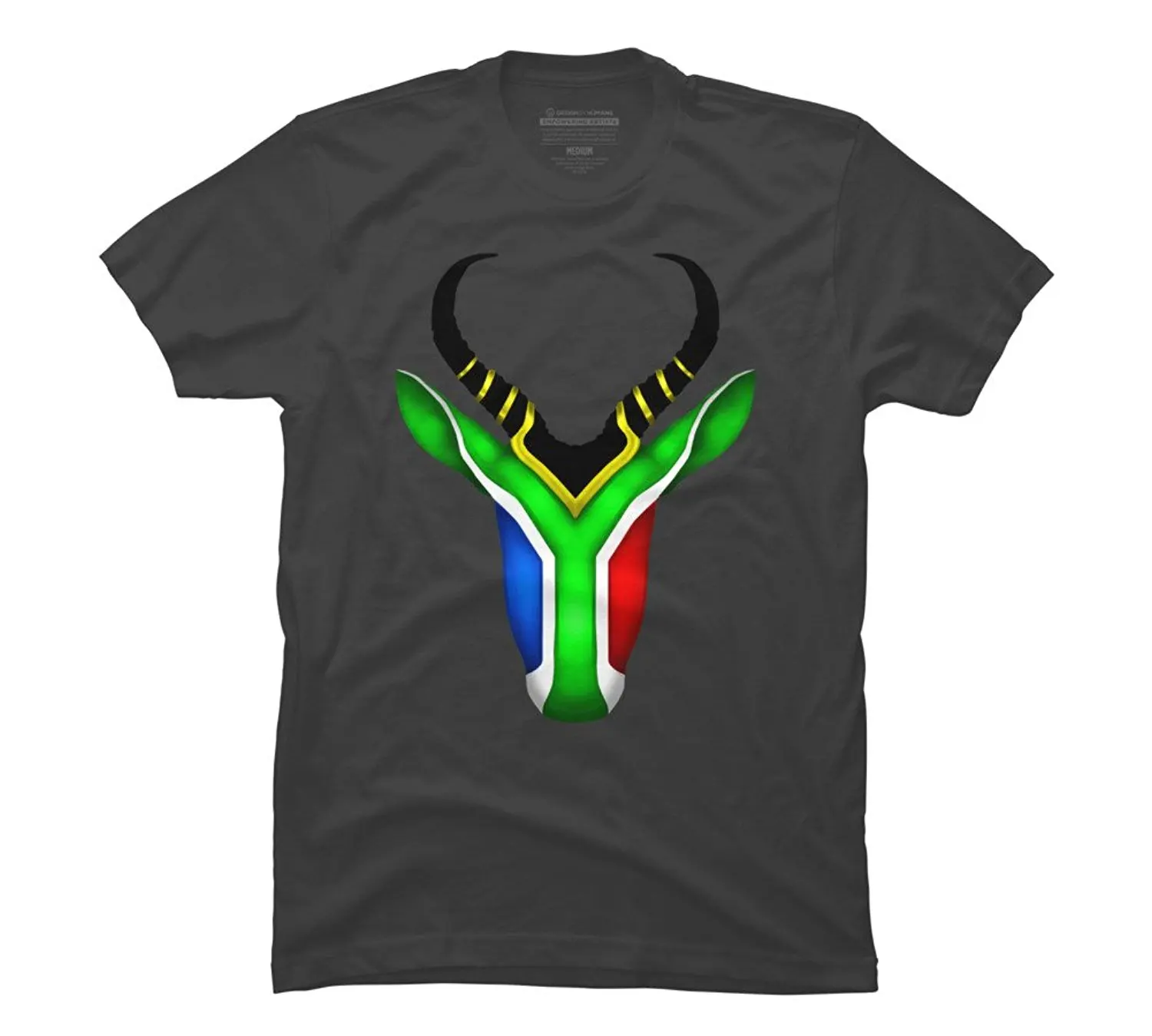 Gildan South African Flag Springbok Men's Graphic T Shirtin TShirts