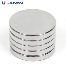 U-JOVAN 20 шт 20x3 мм N35 Супер сильный редкоземельный магнит круглый неодимовый магнит 20*3 мм