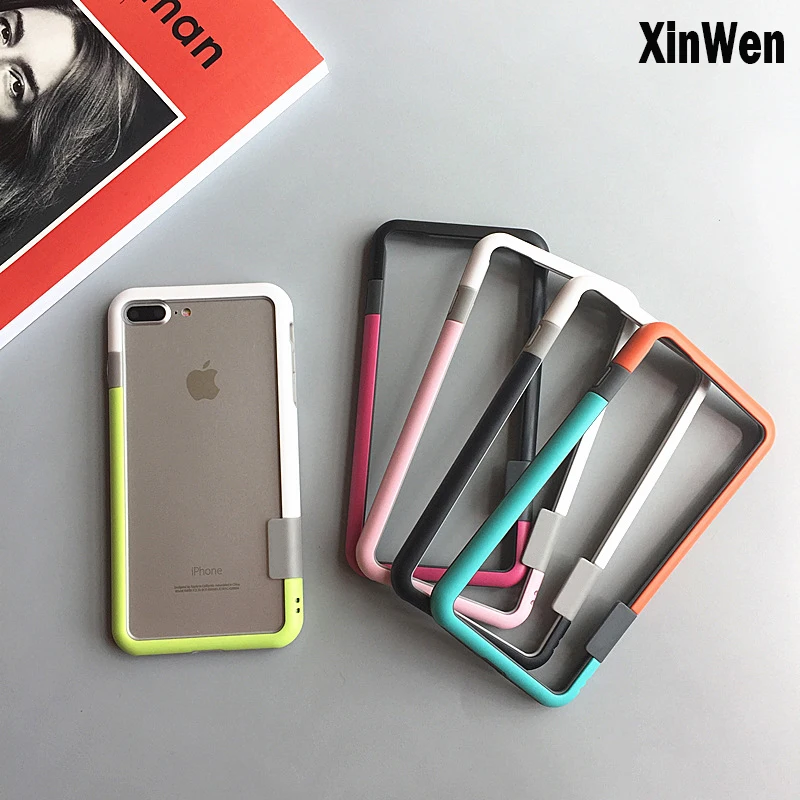 XinWen противоударный роскошный оригинальный чехол для apple iphone7 7 s 4 PC Macio frame de phone case