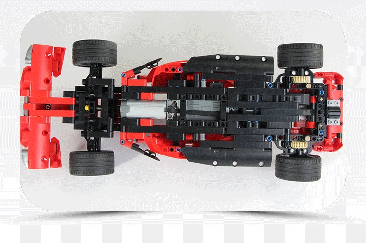 Монстр мотор 701000 технологические строительные блоки F1 гоночный автомобиль MOC совместимый Iegoset RC дистанционное управление Скорость Модель кирпичики игрушки подарок