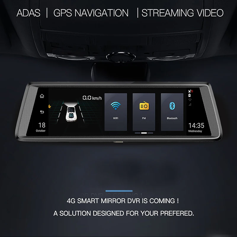 AZGIANT 10 дюймов Full Touch Автомобильный видеорегистратор FHD 1080P датчик движения g сенсор