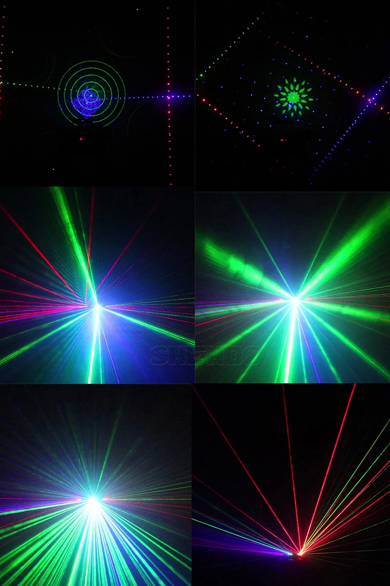 Фабричная розетка Лазерная лампа 2 головы лазер двойной отверстие сценический эффект DMX512 Освещение для DJ диско вечерние KTV ночной клуб и танцпол