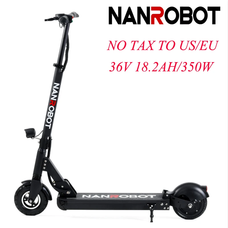 NanRobot 8 &quot350 Вт Электрический Скутер 15-22 Mph &amp Range 12-15 Miles 36V 18.2Ah батарея легко