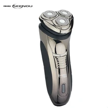 Hot Selling 4D Floating Structure Men’s Washable Rechargeable Rotary Electric Shaver Razor with Pop-up Trimmer USB Charging