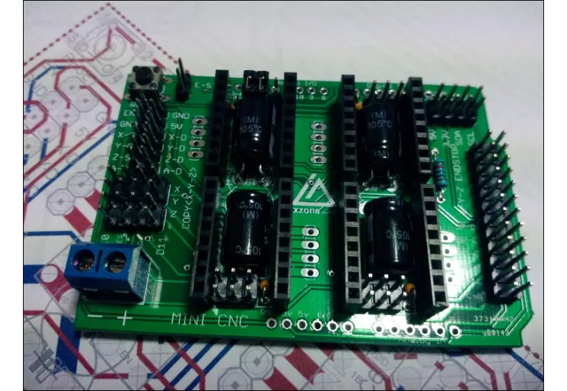 Swmaker ЧПУ grbl Board мини контроллер USB с 3 оси шаговый двигатель управляет Совет