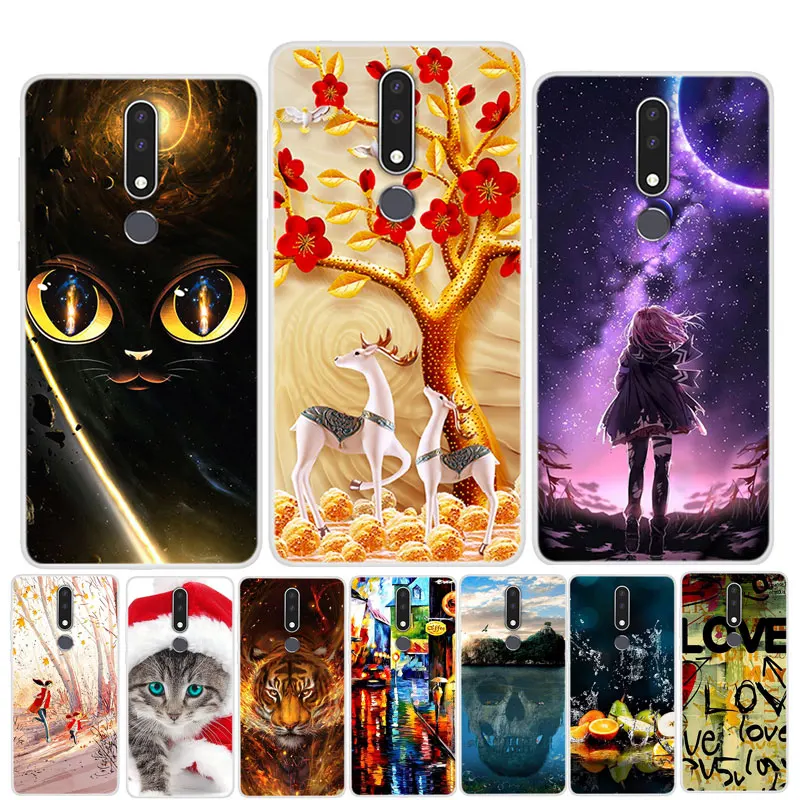 

Phone Case For Nokia 3.1 Plus Case Nokia3.1 Cover Soft Silicone Cartoon TPU Back Cover For Funda Nokia 3.1 Plus 2018 Case Coque