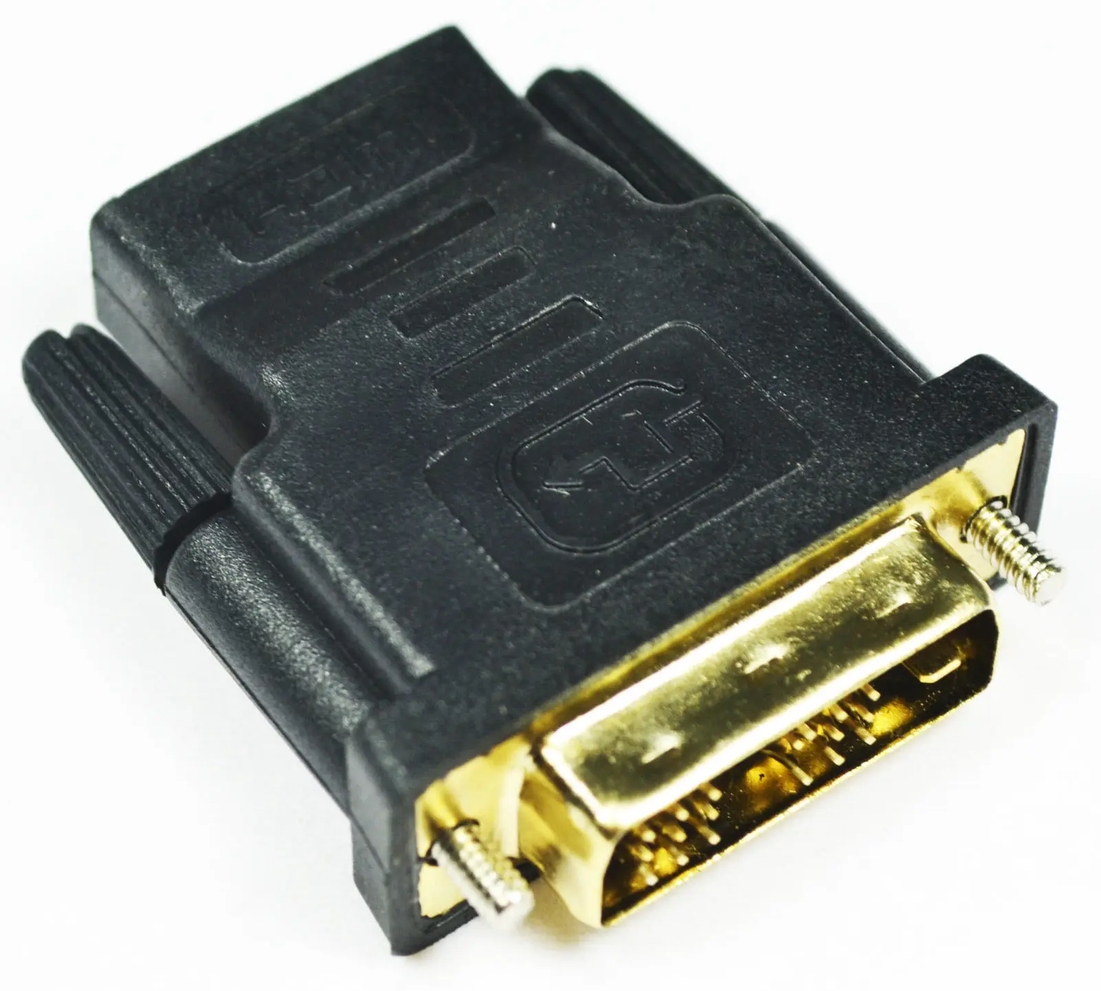 50 шт./лот HDMI Женский DVI-D(18+ 1) Мужской F/M адаптер конвертер позолоченный