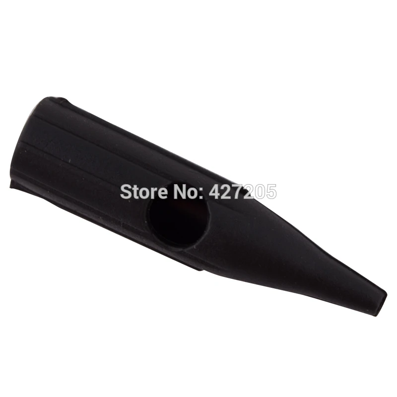 100pcs/lot 3RL Disposable Black Permanent Makeup Needle Plastic Nozzle Tips for Korean Eyebrow Tattoo Machine