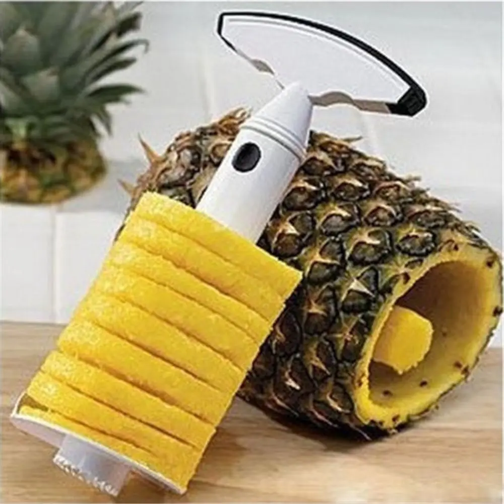 

PINEAPPLE Peeler Corer Slicer Cutter Fruit pineapple Apple Kitchen Utensil Gadget BN