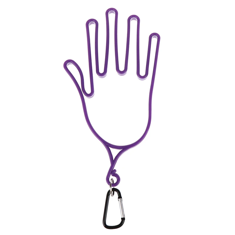 Перчатки Для Гольфа носилки инструмент для гольфа Шестерня пластик ABS держатель перчаток стойка сушилка для белья носилки с ремешком - Цвет: PP