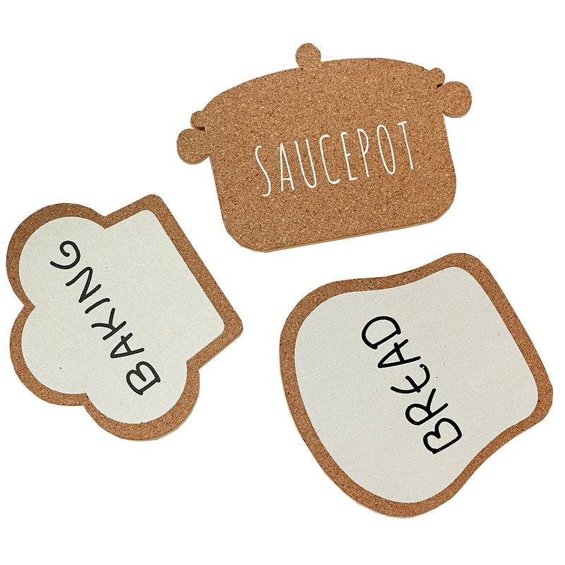 

QuickDone Pot Pad Cork Mat Heat Creative Cork Coasters Cup Mug Paddle Bowl Pot Heat Resistant Hot kitchen Mat KC1664
