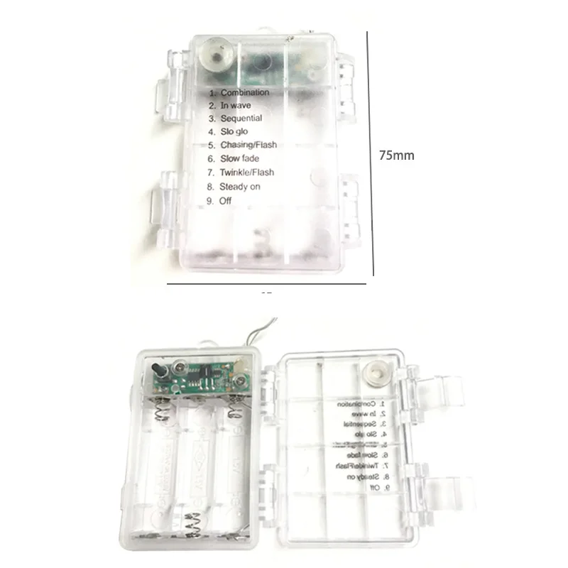 5 м 10 м водонепроницаемый пульт дистанционного управления Сказочный гирлянда светильник s AAA батарея светодиодный светильник 8 Режим медный проволочный светильник ing Струны для внутреннего дома