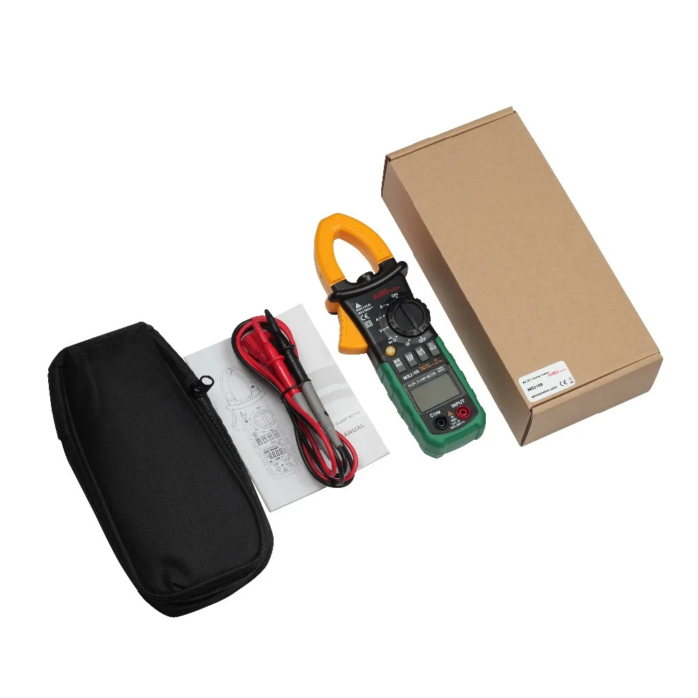 

Aimometer MS2108 True RMS AC/DC Current Clamp Meter Digital Clamp Meter Multimeter 6600 Counts 600A 600V Current Tester