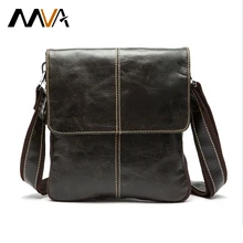 MVA Genuine Leather Men Bag Fashion Leather Crossbody Bag Men Messenger Bags Casual Shoulder Designer Handbags Man Bags 2017 NEW