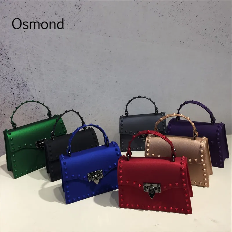 Osmond 2018 женские сумки мессенджеры роскошные дизайнерские желейные модные на