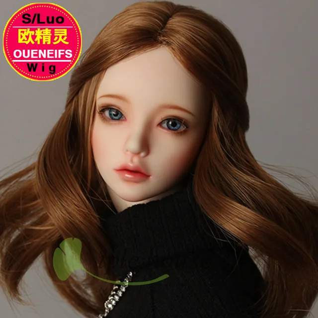 Fairyland Pelo Largo de seda de alta temperatura shinee Fid Mari moda hai la niña Pelo Rizado bjd Peluca de muñeca accesorios L03C Fairyland Pelo Largo de seda de alta temperatura shinee Fid Mari moda hai la niña Pelo Rizado bjd Peluca de muñeca accesorios L03C