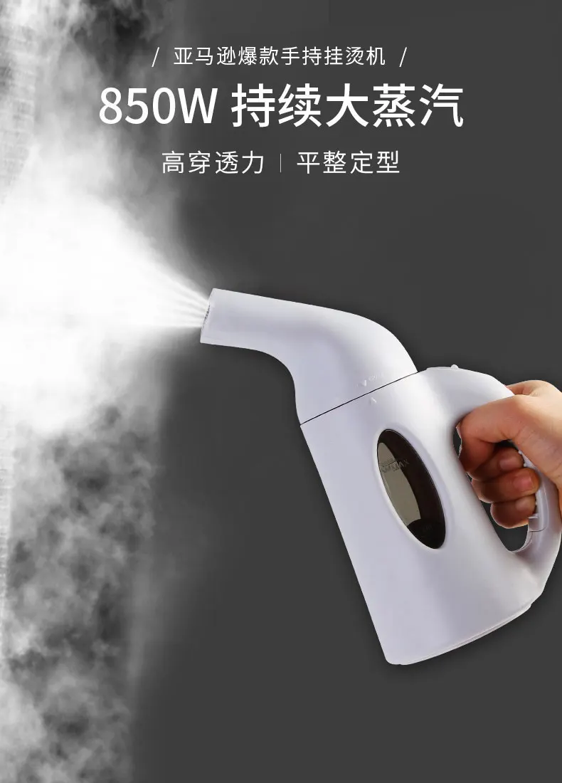 Novo mini ferro a vapor handheld escova