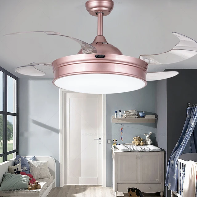 Led Modern Alloy Acryl Ceiling Fan Led Lamp Led Light
