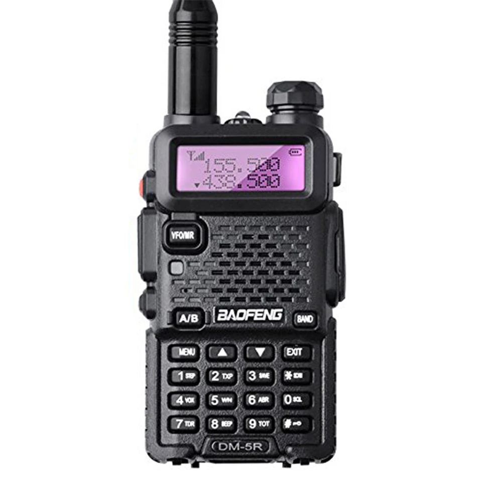 Baofeng DM-5R Dual Band DMR цифровая рация трансивер VHF UHF 136-174/400-480 MHz дальний двухстороннее радиофон